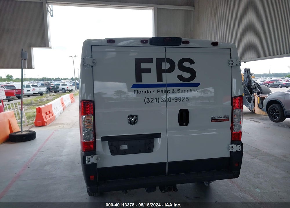 2021 RAM PROMASTER 1500 LOW ROOF 118 WB VIN: 3C6LRVNG3ME565076