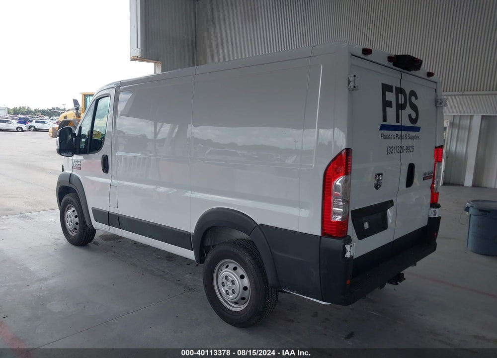 2021 RAM PROMASTER 1500 LOW ROOF 118 WB VIN: 3C6LRVNG3ME565076