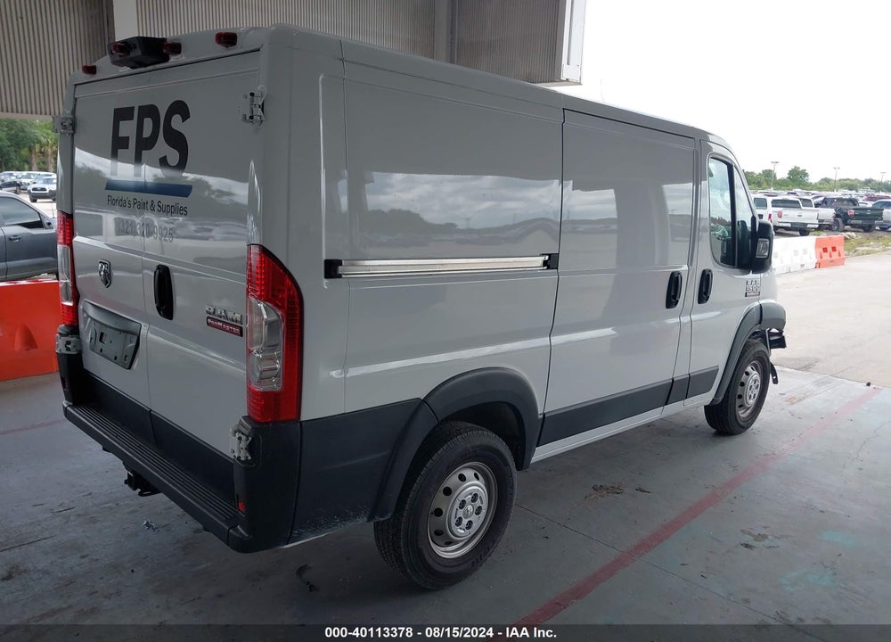 2021 RAM PROMASTER 1500 LOW ROOF 118 WB VIN: 3C6LRVNG3ME565076