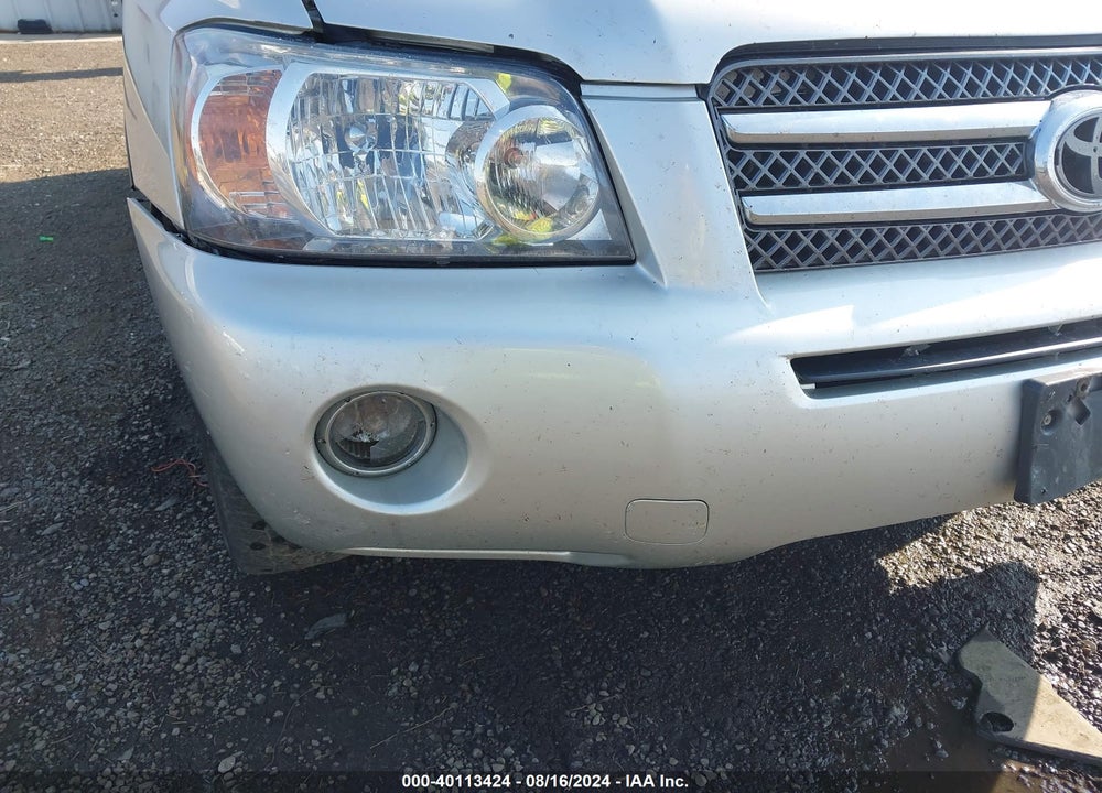 2006 TOYOTA HIGHLANDER HYBRID LIMITED V6 VIN: JTEEW21A260019628