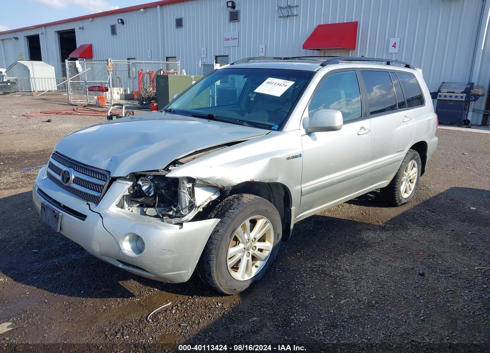 2006 TOYOTA HIGHLANDER HYBRID LIMITED V6 VIN: JTEEW21A260019628