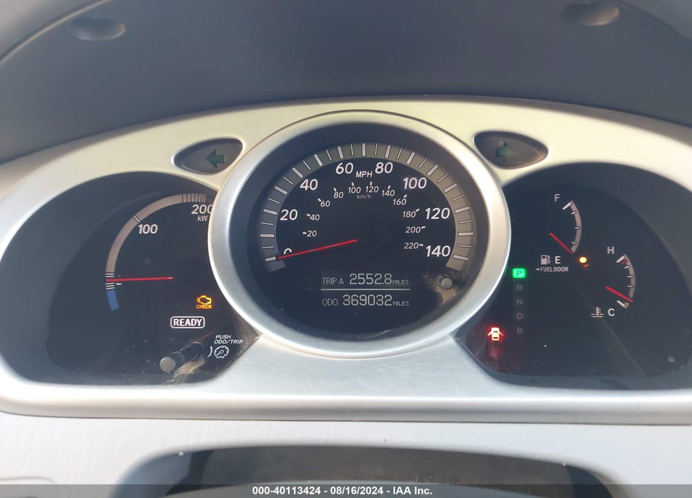 2006 TOYOTA HIGHLANDER HYBRID LIMITED V6 VIN: JTEEW21A260019628