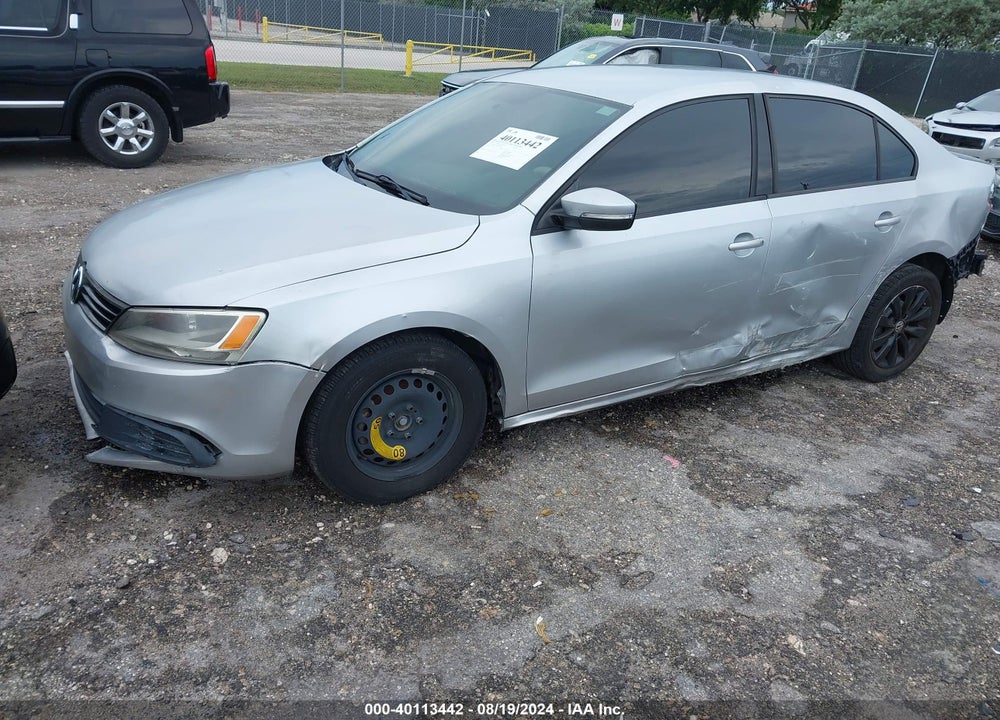 2011 VOLKSWAGEN JETTA 2.5L SE VIN: 3VWDX7AJ6BM349836