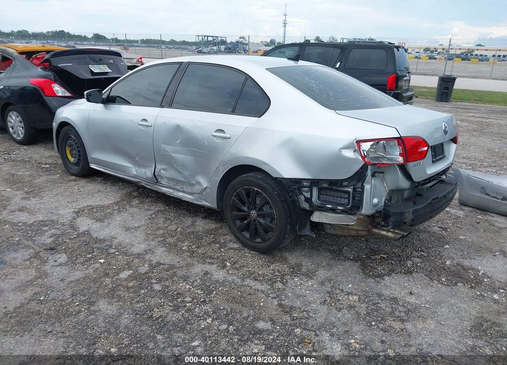 2011 VOLKSWAGEN JETTA 2.5L SE VIN: 3VWDX7AJ6BM349836
