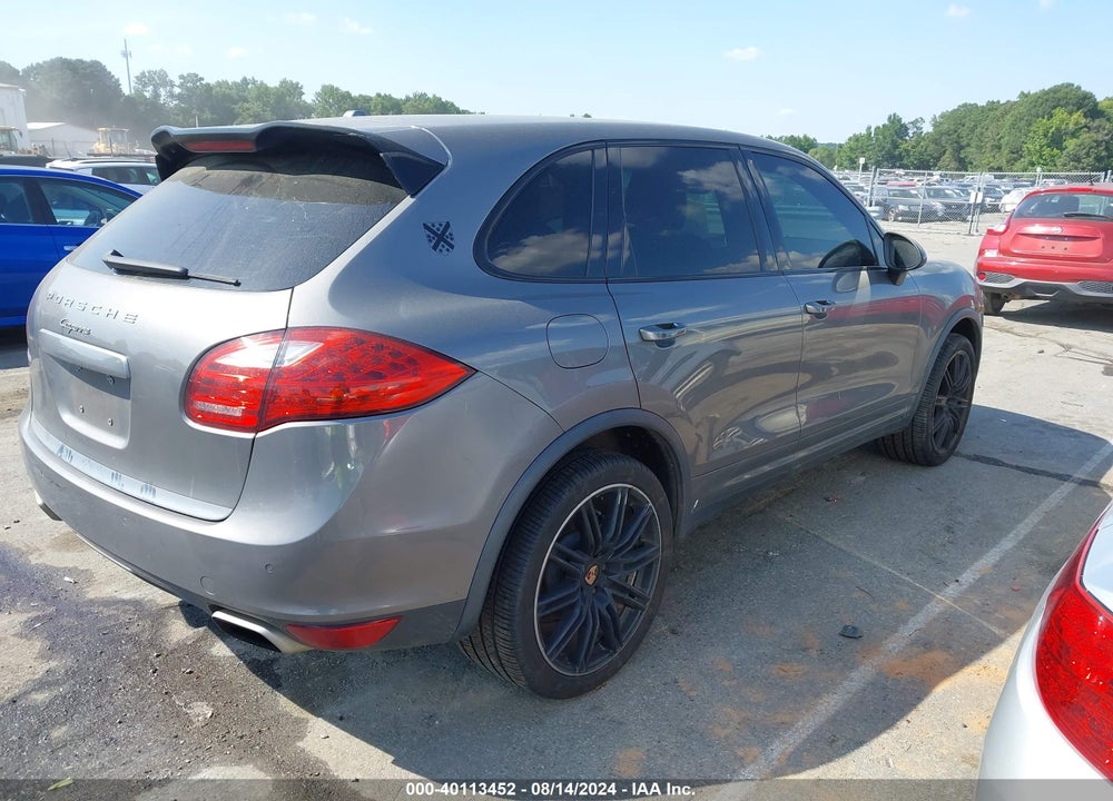 2013 PORSCHE CAYENNE VIN: WP1AA2A29DLA11627