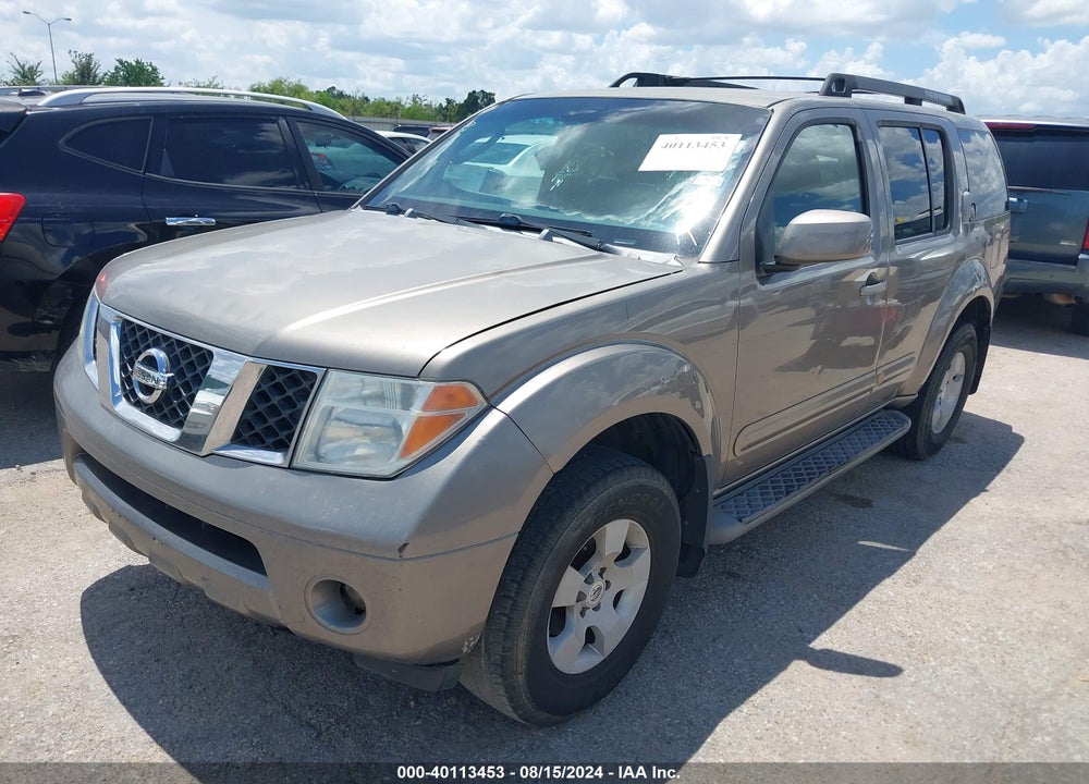 2005 NISSAN PATHFINDER SE VIN: 5N1AR18U85C791368