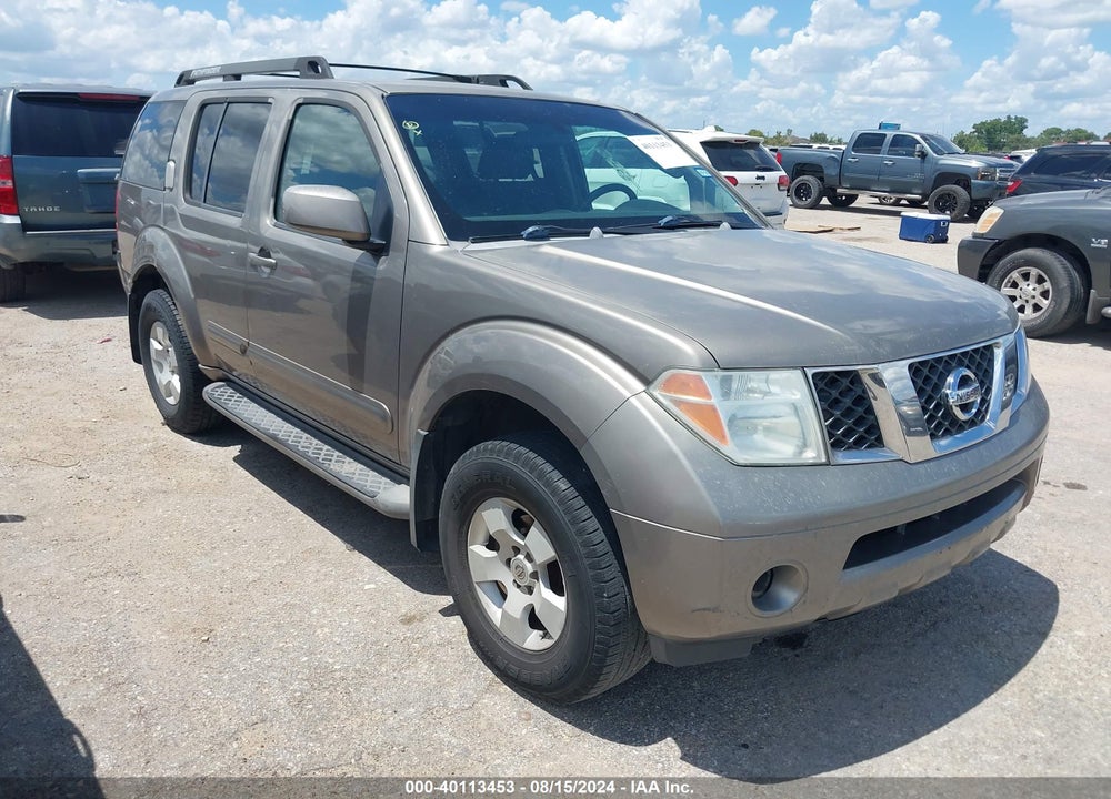 2005 NISSAN PATHFINDER SE VIN: 5N1AR18U85C791368