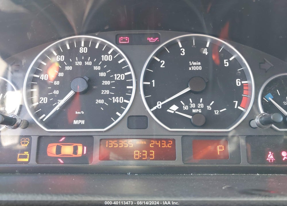 2002 BMW 330I VIN: WBAEV53492KM21738
