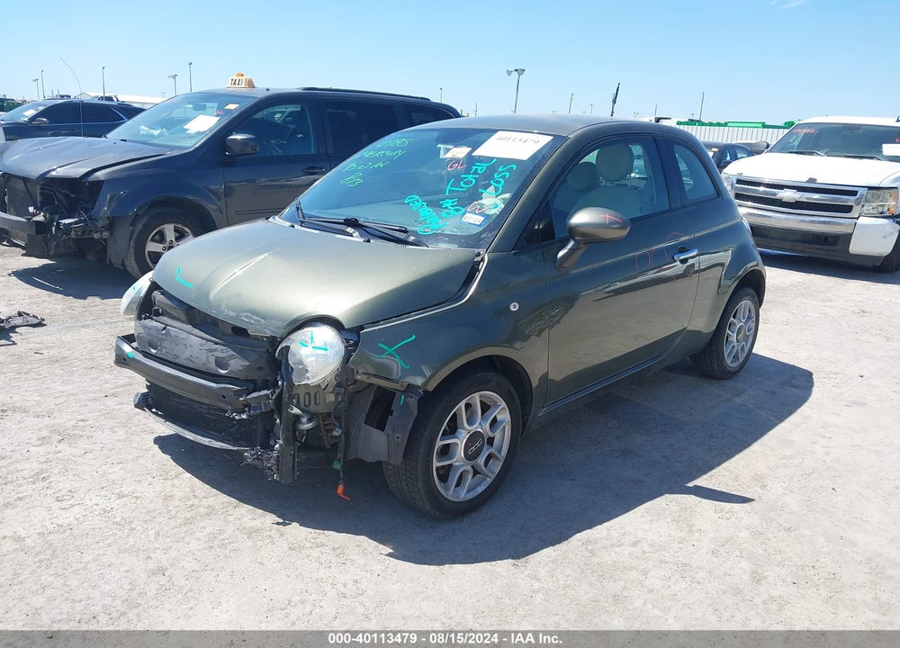 2013 FIAT 500 POP VIN: 3C3CFFAR1DT748197