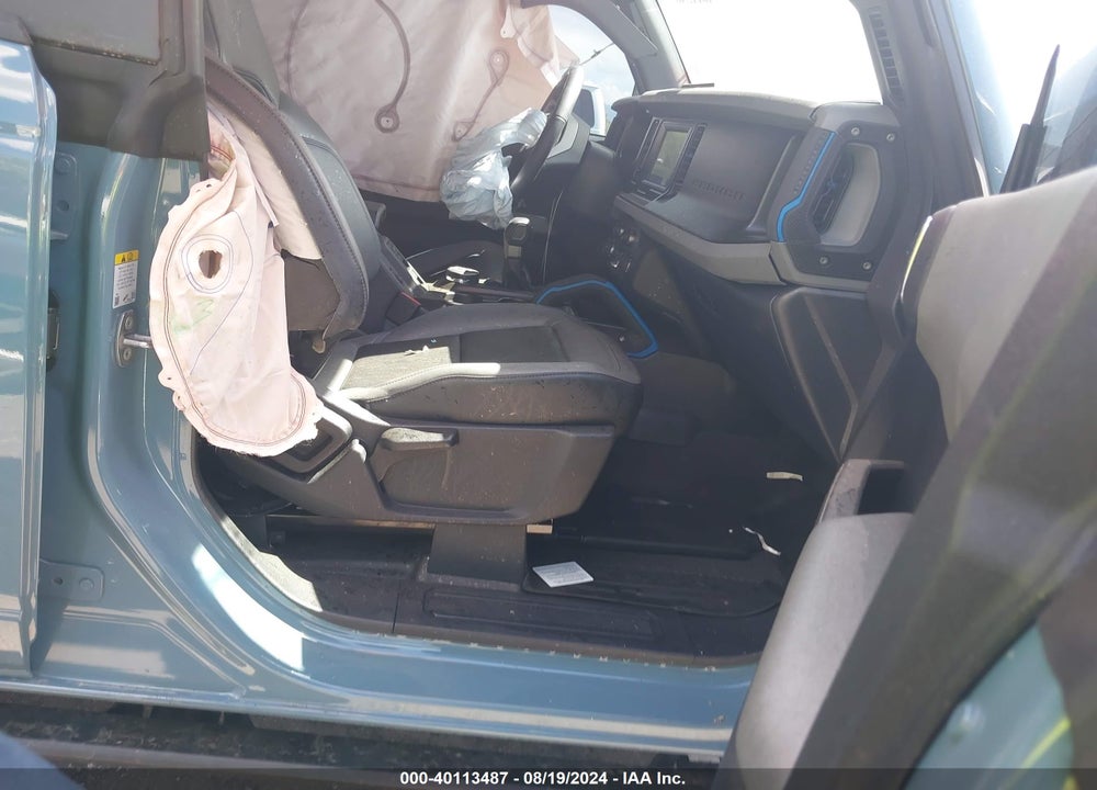 2022 FORD BRONCO BLACK DIAMOND VIN: 1FMEE5DPXNLB44622