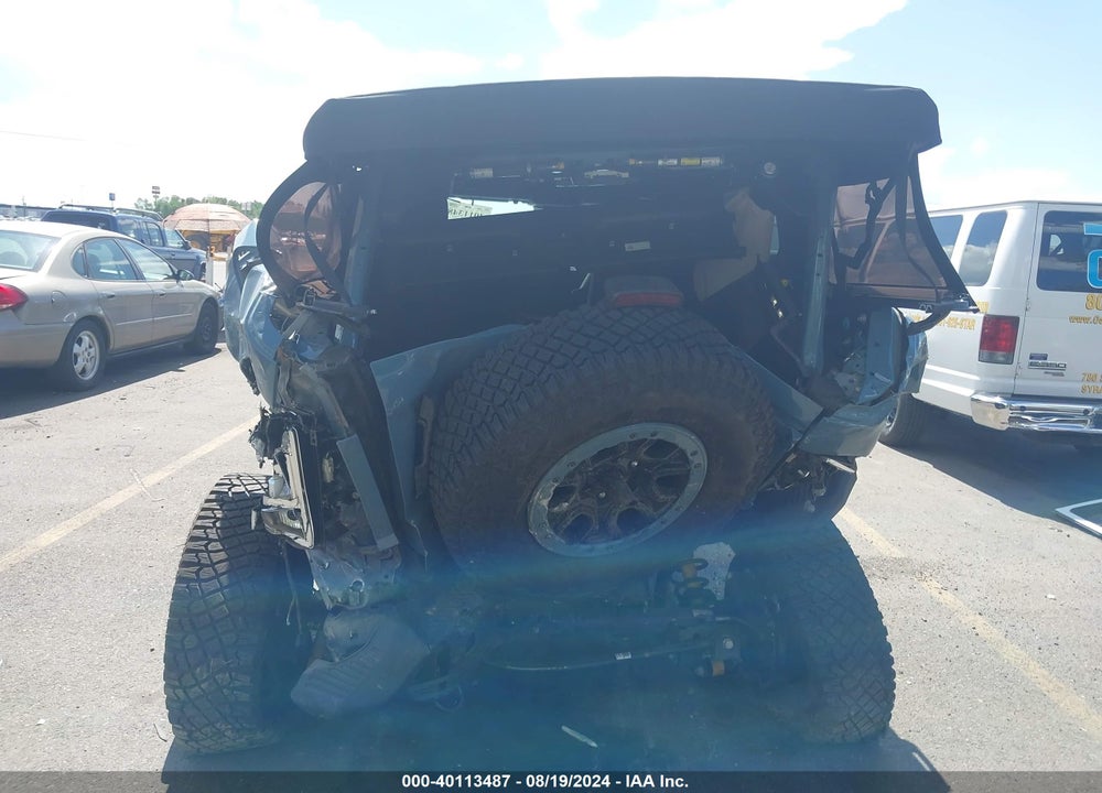 2022 FORD BRONCO BLACK DIAMOND VIN: 1FMEE5DPXNLB44622