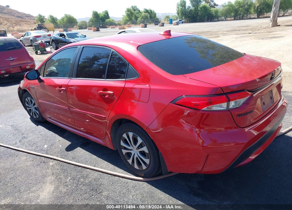 2020 TOYOTA COROLLA HYBRID LE VIN: JTDEBRBE1LJ018809