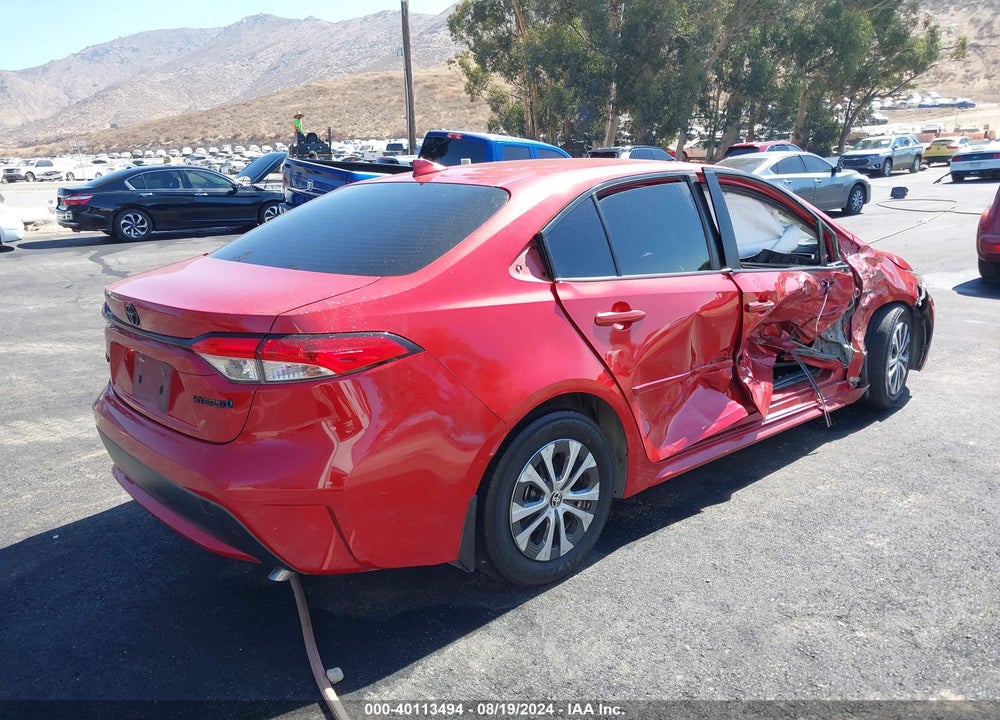2020 TOYOTA COROLLA HYBRID LE VIN: JTDEBRBE1LJ018809