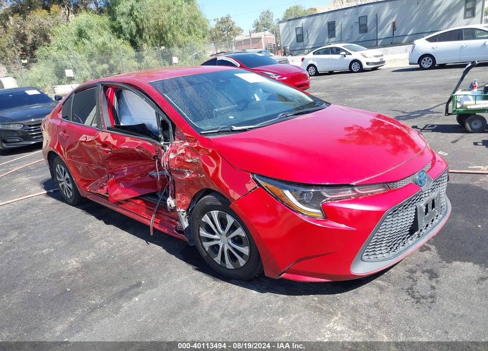 2020 TOYOTA COROLLA HYBRID LE VIN: JTDEBRBE1LJ018809