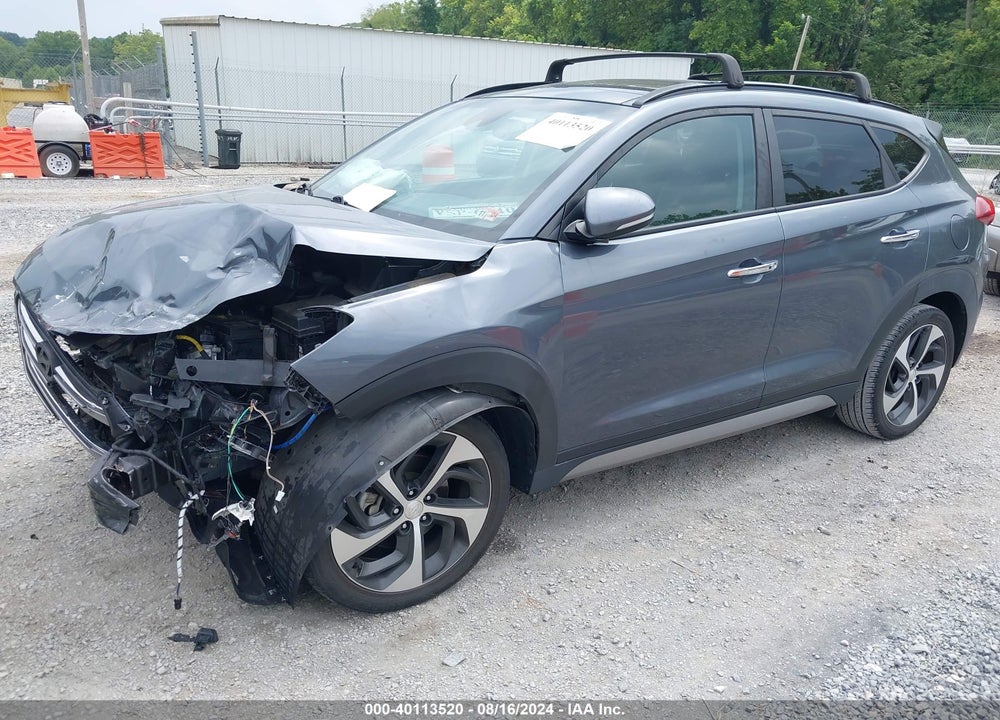 2017 HYUNDAI TUCSON LIMITED VIN: KM8J3CA24HU297366