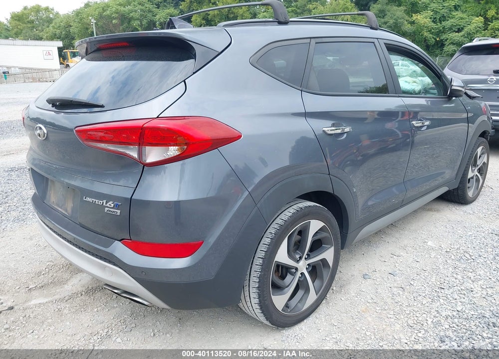 2017 HYUNDAI TUCSON LIMITED VIN: KM8J3CA24HU297366