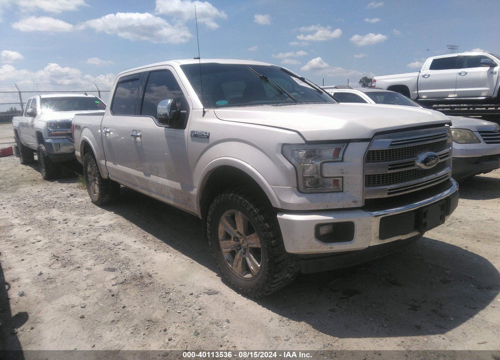 2017 FORD F-150 PLATINUM VIN: 1FTEW1EF5HFC18306