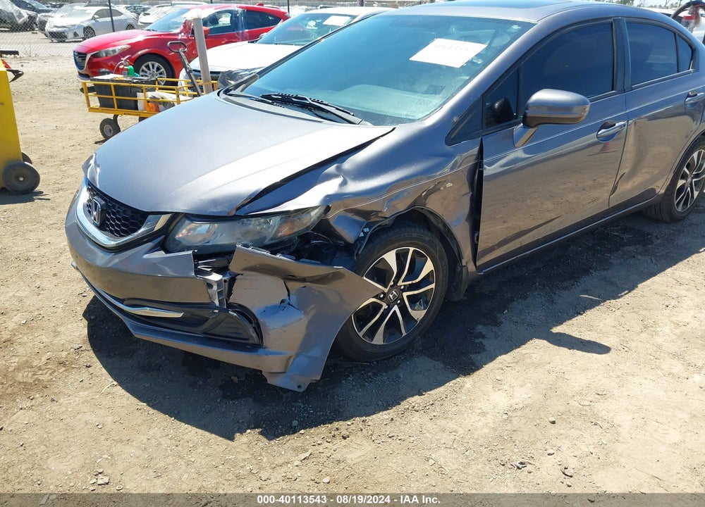 2014 HONDA CIVIC EX VIN: 19XFB2F86EE037422