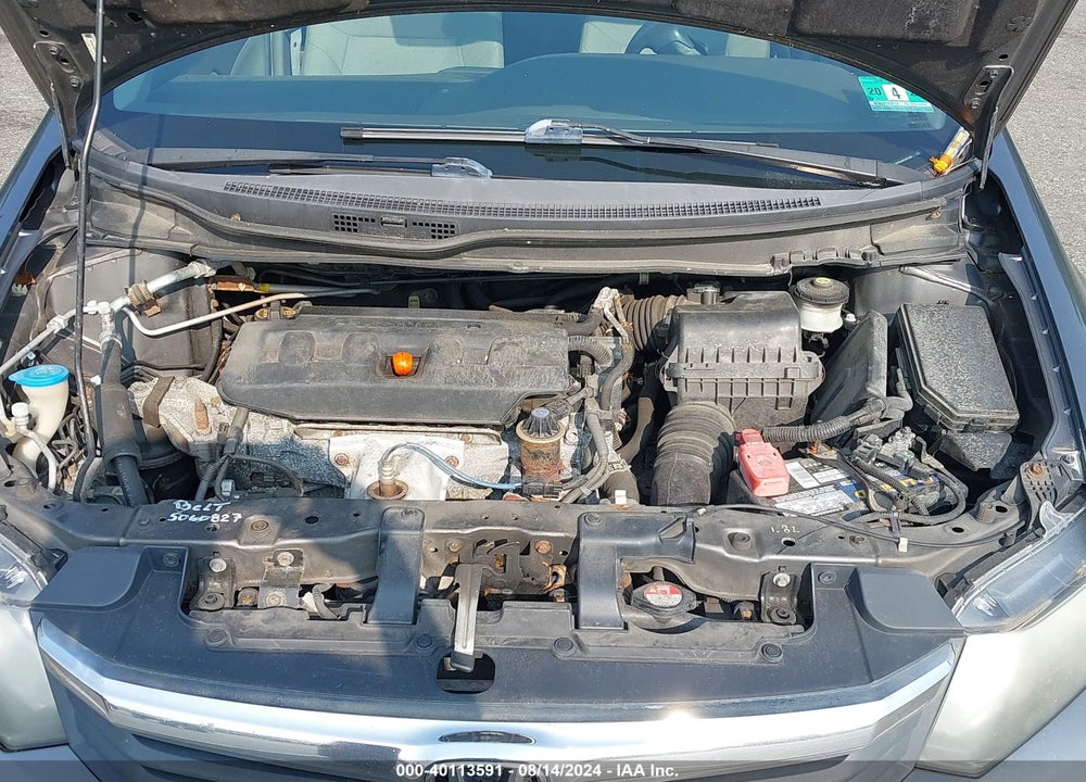 2012 HONDA CIVIC LX VIN: 19XFB2F53CE331539