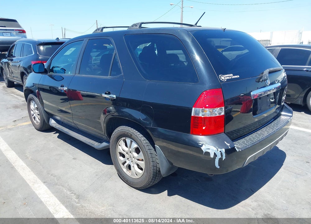2003 ACURA MDX VIN: 2HNYD18833H509193