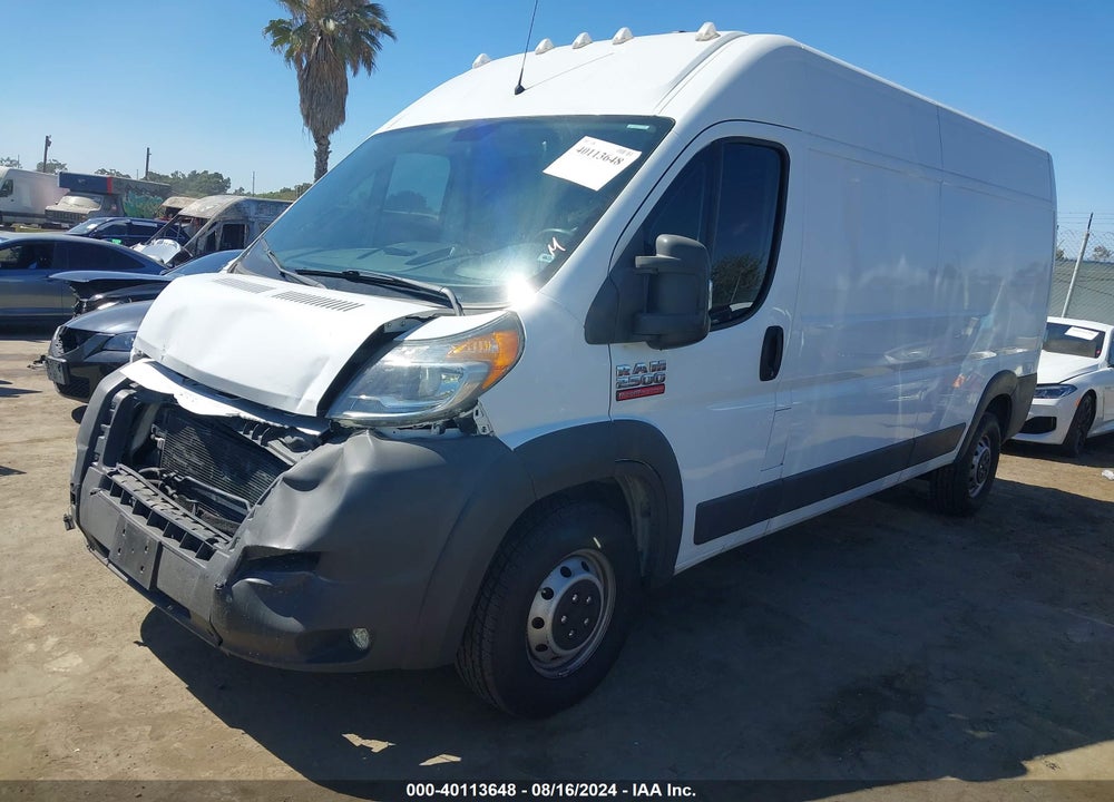 2014 RAM PROMASTER 2500 HIGH ROOF VIN: 3C6TRVDG4EE122521