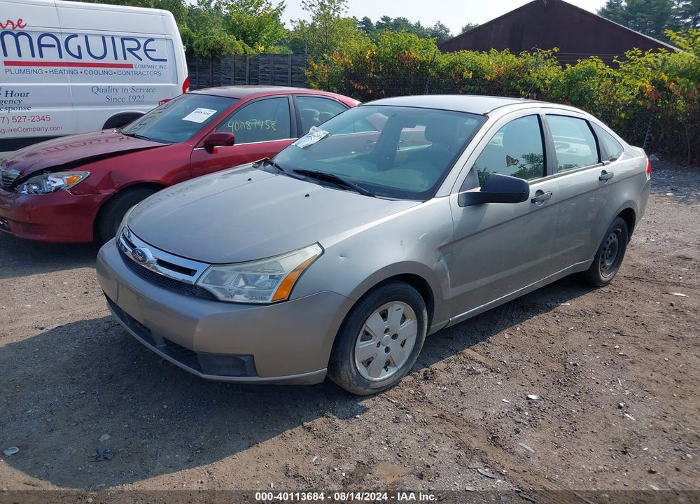 2008 FORD FOCUS S VIN: 1FAHP34N18W247869