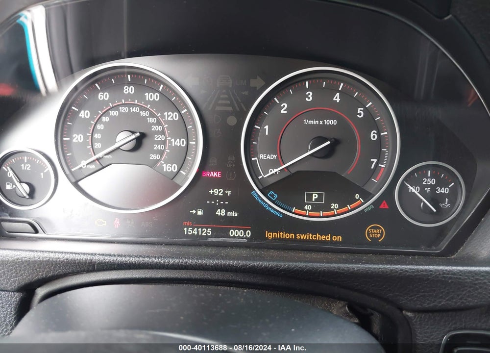 2012 BMW 335I VIN: WBA3A9C57CF270640