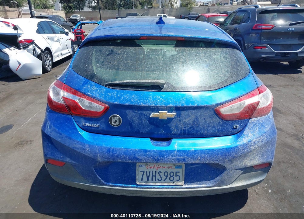 2017 CHEVROLET CRUZE LT AUTO VIN: 3G1BE6SM4HS510085