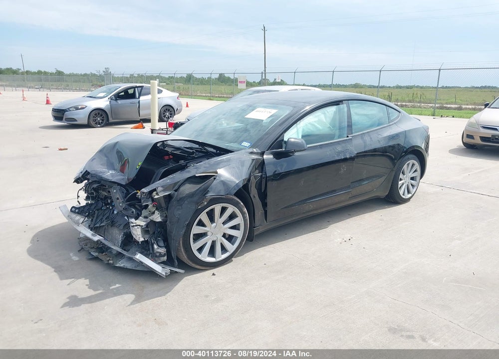 2022 TESLA MODEL 3 LONG RANGE DUAL MOTOR ALL-WHEEL DRIVE VIN: 5YJ3E1EB7NF131935