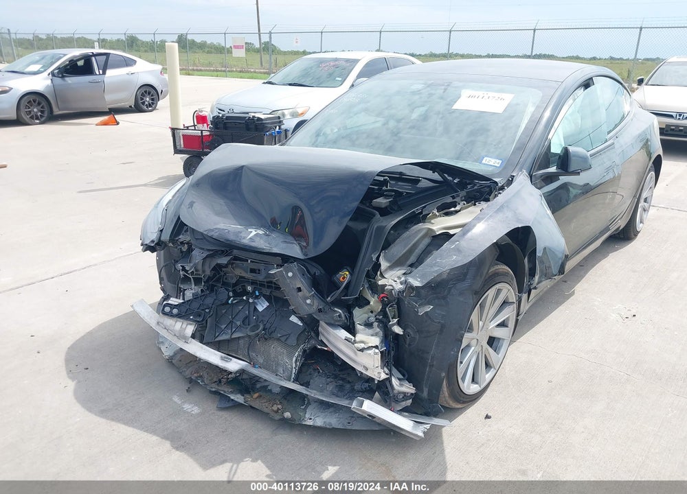 2022 TESLA MODEL 3 LONG RANGE DUAL MOTOR ALL-WHEEL DRIVE VIN: 5YJ3E1EB7NF131935