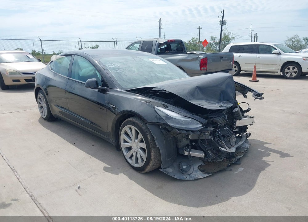 2022 TESLA MODEL 3 LONG RANGE DUAL MOTOR ALL-WHEEL DRIVE VIN: 5YJ3E1EB7NF131935