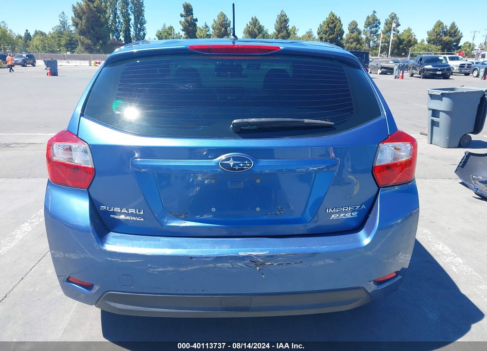 2014 SUBARU IMPREZA 2.0I PREMIUM VIN: JF1GPAC63E9319806