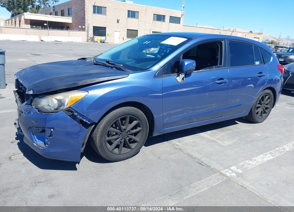 2014 SUBARU IMPREZA 2.0I PREMIUM VIN: JF1GPAC63E9319806