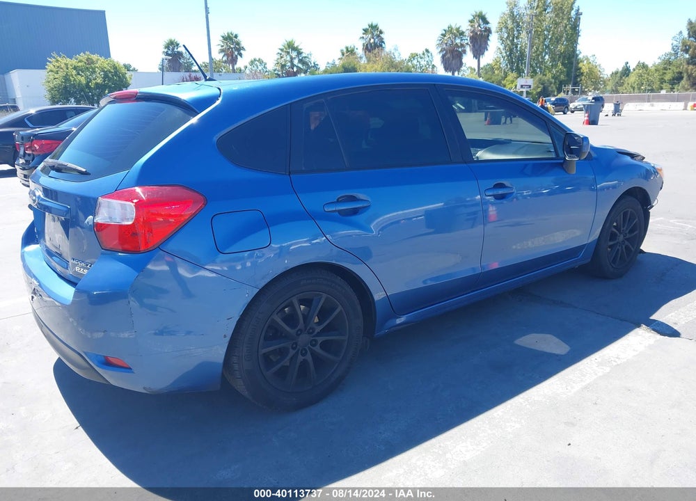 2014 SUBARU IMPREZA 2.0I PREMIUM VIN: JF1GPAC63E9319806