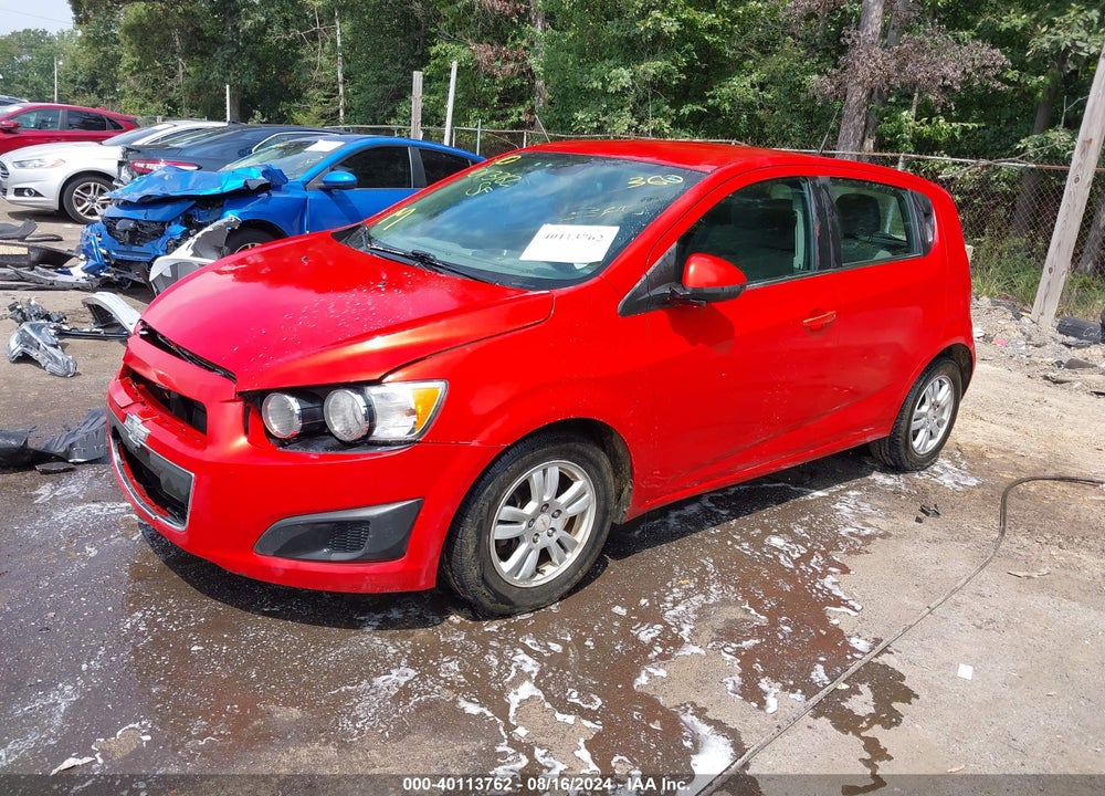 2012 CHEVROLET SONIC 2LT VIN: 1G1JC6SH6C4109411