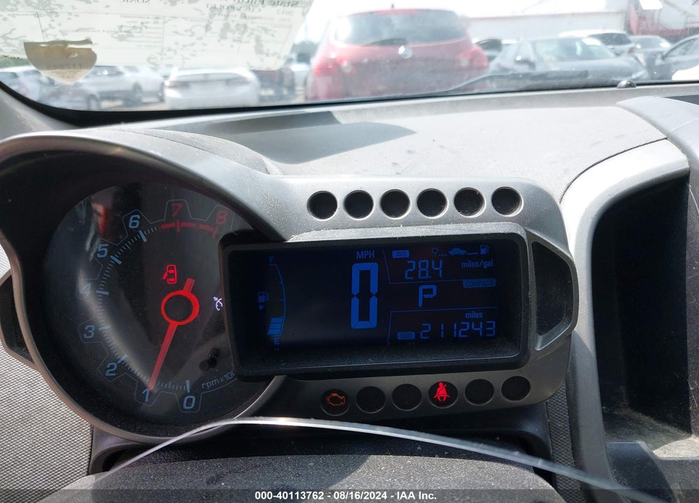 2012 CHEVROLET SONIC 2LT VIN: 1G1JC6SH6C4109411
