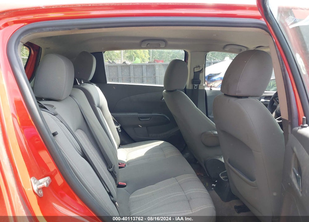2012 CHEVROLET SONIC 2LT VIN: 1G1JC6SH6C4109411