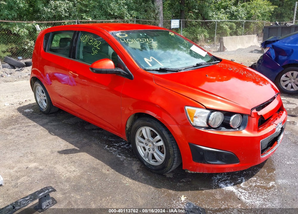2012 CHEVROLET SONIC 2LT VIN: 1G1JC6SH6C4109411