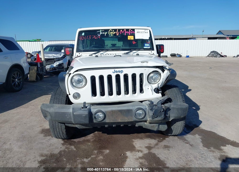 2017 JEEP WRANGLER UNLIMITED SPORT RHD 4X4 VIN: 1C4BJWKG2HL524215