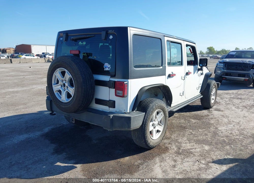 2017 JEEP WRANGLER UNLIMITED SPORT RHD 4X4 VIN: 1C4BJWKG2HL524215