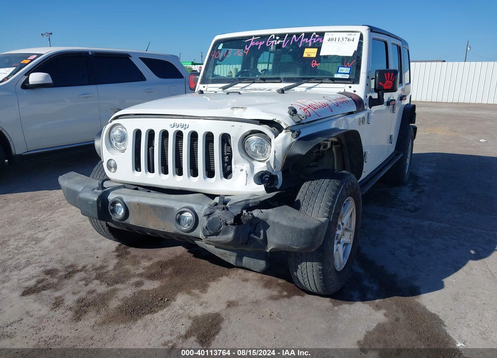2017 JEEP WRANGLER UNLIMITED SPORT RHD 4X4 VIN: 1C4BJWKG2HL524215