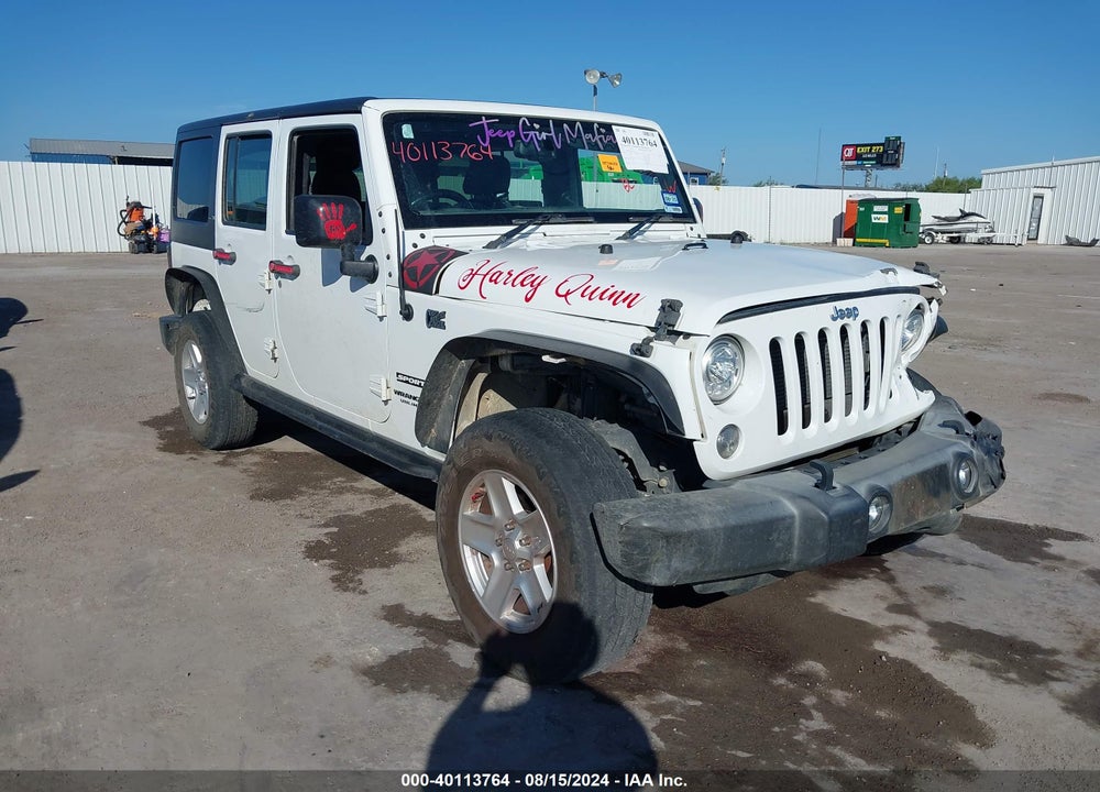 2017 JEEP WRANGLER UNLIMITED SPORT RHD 4X4 VIN: 1C4BJWKG2HL524215