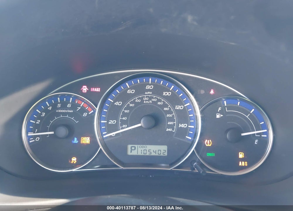 2011 SUBARU FORESTER 2.5X PREMIUM VIN: JF2SHADC3BH757640