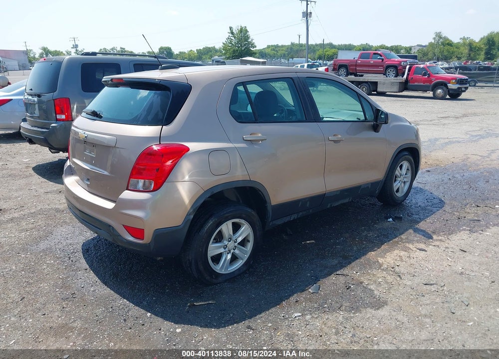 2018 CHEVROLET TRAX LS VIN: 3GNCJNSB8JL415066