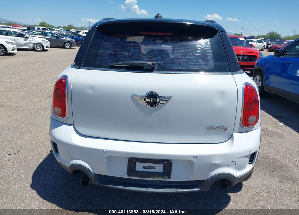 2012 MINI COOPER S COUNTRYMAN VIN: WMWZC3C56CWP20179