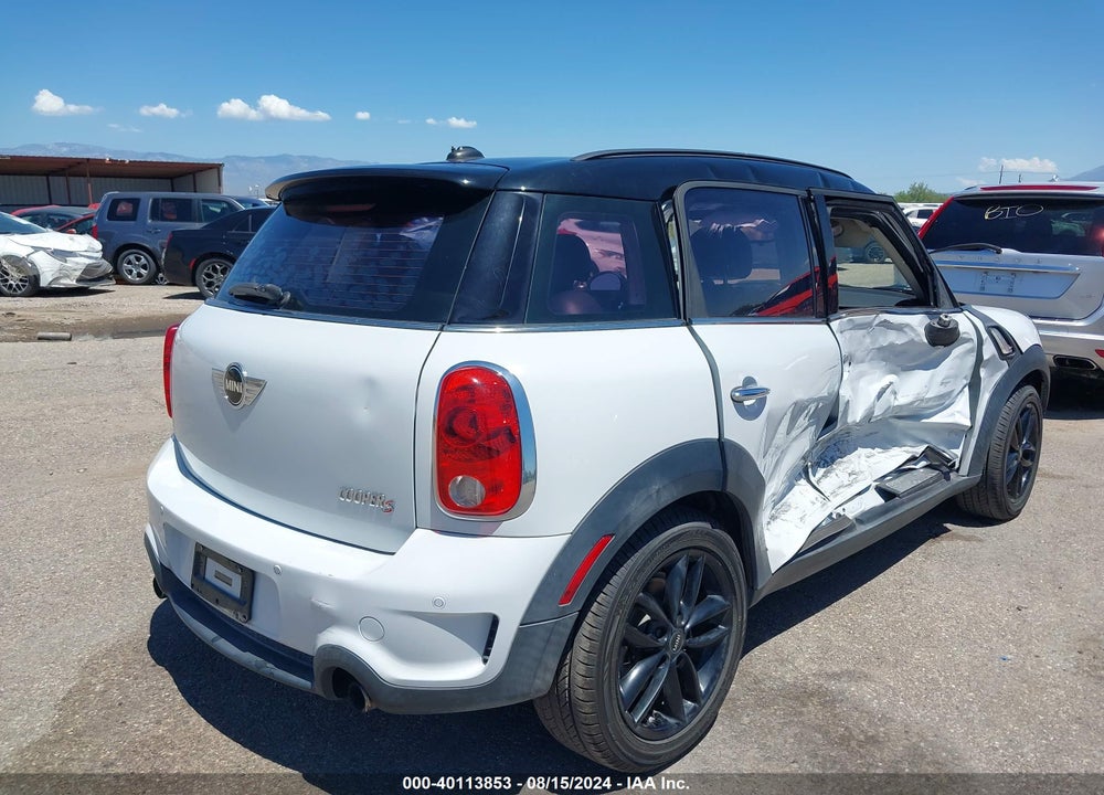 2012 MINI COOPER S COUNTRYMAN VIN: WMWZC3C56CWP20179