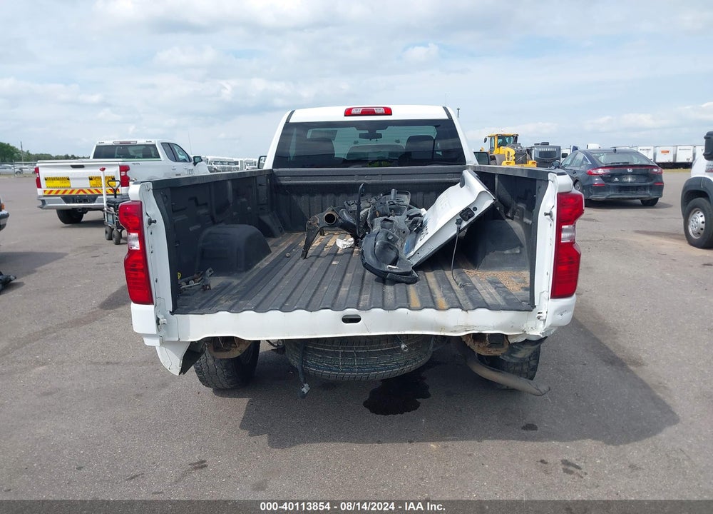 2021 CHEVROLET SILVERADO 1500 4WD REGULAR CAB LONG BED WT VIN: 3GCNYAEF2MG180391