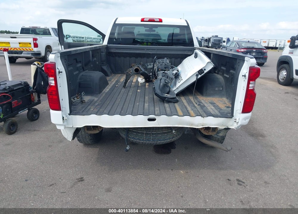 2021 CHEVROLET SILVERADO 1500 4WD REGULAR CAB LONG BED WT VIN: 3GCNYAEF2MG180391