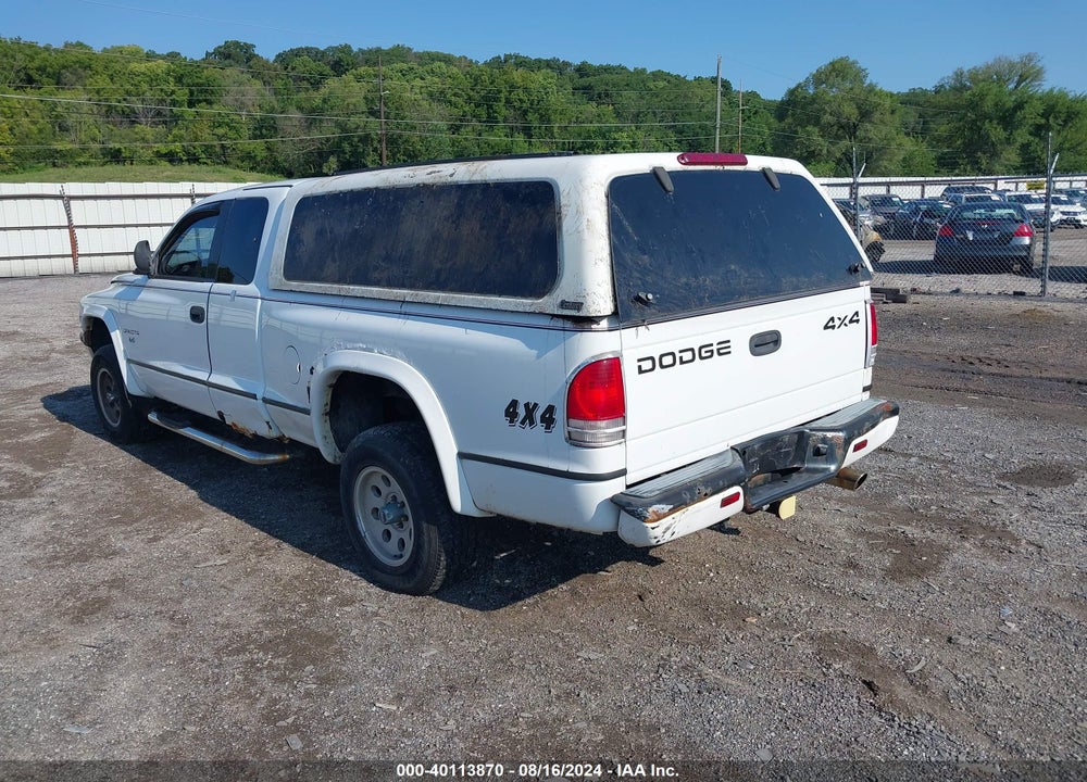 1999 DODGE DAKOTA SLT/SPORT VIN: 1B7GG22Y7XS237737