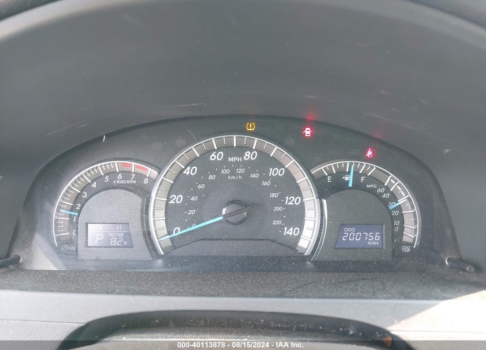 2012 TOYOTA CAMRY SE VIN: 4T1BF1FK9CU581979